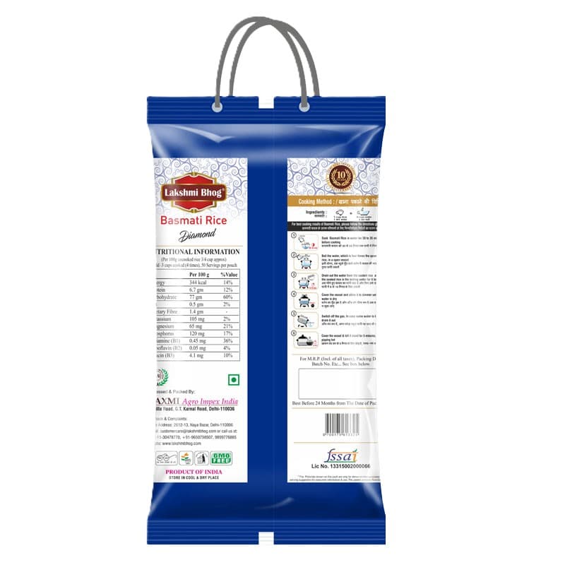 LB Diamondbasmati Back